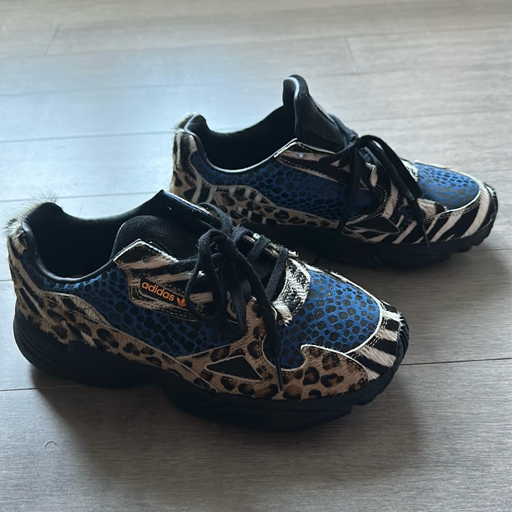 ADIDAS Originals Falcon Animal Print Fashion Sneakers